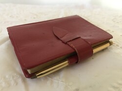 NOTESZ - 1981 év - TOLLAL - ARANYOZOTT LAPSZÉL - KREATÍV CÉLRA