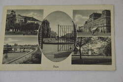 Baja mozaik fekete-fehér képeslap A350