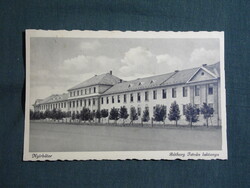 Képeslap,Nyírbátor,Báthory István honvéd,katona laktanya,Monostory Bp. kiadás ,1940-