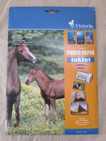 Victoria "Premium" magasfényű fotópapír, A4 180gr 2880 dpi