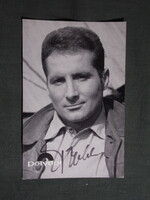 Képeslap,reklámkártya,polydor,dedikált,autogram,Freddy Quinn Osztrák énekes ,1970-