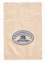 R:23 Régi Múzeum gyógyszertári papír zacskó-tasak (hátuljára írva)