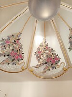 Festett üveglapos mennyezeti lámpa, függő lámpa