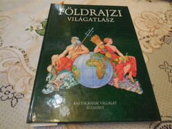 Földrajzi Világatlasz  -  Kartográfiai Vállalat 1992. - dr  Papp - Váry A. - Új állapot  !