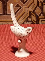 HOLLÓHÁZI PORCELÁN ARANY PIKKELYES MADÁR (G27)