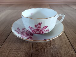 Régi Herendi Nanking Bouquet mintás porcelán teáscsésze