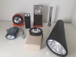 Retro elemlámpa zseblámpa 7 darab