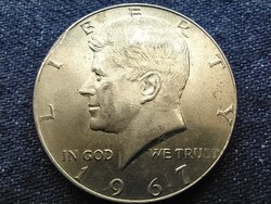 USA Kennedy half dollar .400 ezüst 1/2 Dollár 1967
