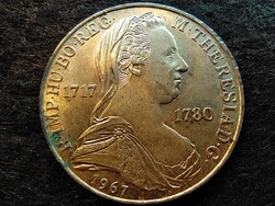 Ausztria 250 éve született Mária Terézia .800 ezüst 25 Schilling 1967