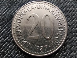 Jugoszlávia 20 Dínár 1987
