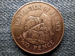 Jersey II. Erzsébet St. Helier remetelak 2 penny 1990
