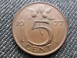 Hollandia I. Julianna (1948-1980) 5 Cent 1977