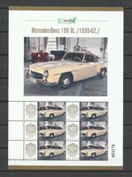 244/1  Személyes bélyeg Magyarország  Mercedes-Benz 190 SL /1955-62/