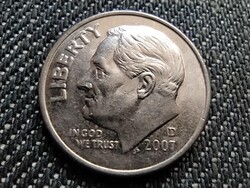 USA Roosevelt 1 dime 2007 D