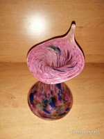 Muranoi üveg kála váza - 16 cm magas (b)