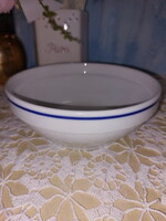 Alföldi menzás kék csíkos gulyásos, kocsonyás tányér, 1db