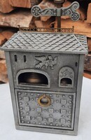 Retro szovjet zenélős fém cigarettakínáló ( működik !)