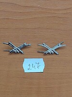 MH LÉGVÉDELMI TÜZÉR RAKÉTÁS TISZTHELYETTES FEGYVERNEMI JELVÉNY 247.