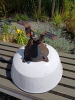 Szarvasi zománcozott ipari csarnok lámpa