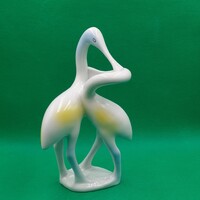 Schrammel Imre Hollóházi Kanalas gém pár,  Kanalas gémek figura