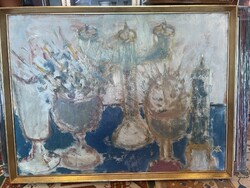 Tóth Vissó Árpád - Csendélet…60x80cm plusz kerete