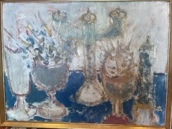 Tóth Vissó Árpád - Csendélet…60x80cm plusz kerete