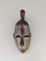 Afrikai maszk antik Songye népcsoport Kongó madár dísz africká maska D705 897 2210