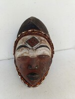 African mask patina wooden mask Punu tribe Gabon African mask M7 903 2217