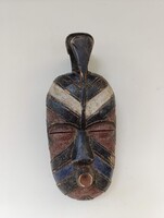 Afrikai maszk antik Songye népcsoport Kongó madár dísz africká maska M7 910 2211