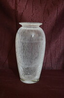 Fehér fátyolüveg váza  ( DBZ 0086 )