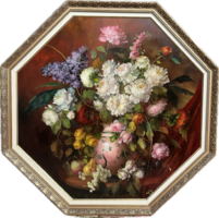 Fürst József festmény . ( 105 x 105 cm + a keret )