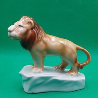 Retro porcelán  oroszlán figura