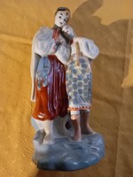 Orosz szoborpár /Lomonoszov/