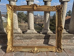 Képkeret blondel laparanyozott falc 55,5x68,5 cm 1cm széles 0,7cm mély külm: 71x82cm 55x68 képhez