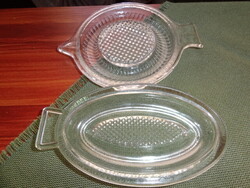 Retro üveg baby alma reszelők 2db