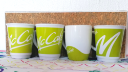 McCafé bögre + pohár - zöld variációk -