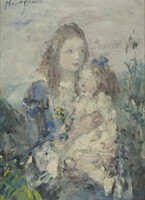 Náray Aurél : Anya és kislánya