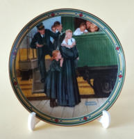 EDWIN M. KNOWLES LIMITED EDITION, SERIAL NUMBERED PORCELAIN DECORATIVE PLATE