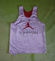 Kb új S-es vintage Nike Air Jordan Jumpman kifordítható kosárlabda gyakorló mez