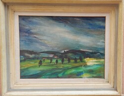 Zsignond Attila  Erdélyi festő akvarellje