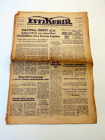 1941 május 16  /  ESTI KURIR  /  RÉGI EREDETI ÚJSÁG Ssz.: 997
