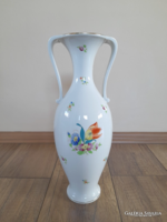 Régi Herendi Kitty mintás porcelán nagy váza