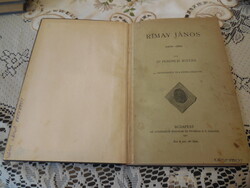 RIMAY JÁNOS -1573-1631. írta Ferenczi Zoltán   1911. Magyar történelmi életrajzok sorozatból  .