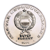 25 éves a KGST 100 Forint 1974 BU 22g Ag640