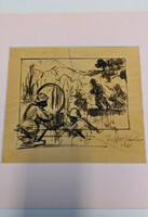 Ziffer Sándor : Nagybányai Művésztelep 1921 grafika