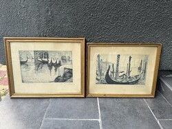 Szentgyörgyi Gyenes Lajos Velence 2/db