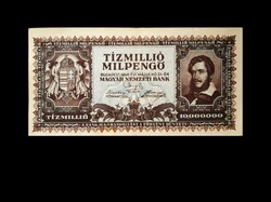 TÍZMILLIÓ MILPENGŐ - 1946 - Az inflációs sorozat 22.tagja