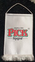 Zászló, asztali zászló: PICK, Szeged.
