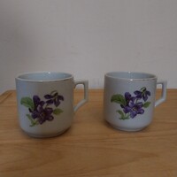 Iris porcelán Ibolyás csésze