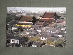 Képeslap,Kína,Changzhou,Ancient City,városi látkép,részlet,1980-